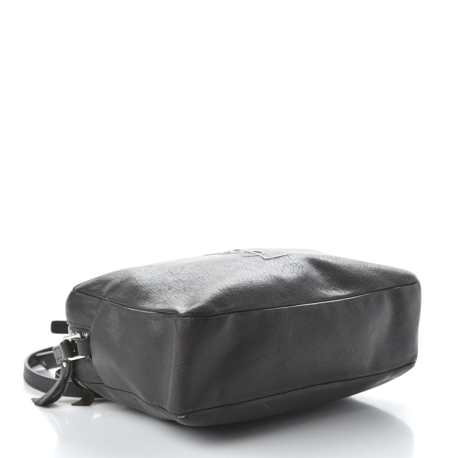 Saint Laurent Lambskin Monogram Small Lou Camera Bag Black 4 of 12