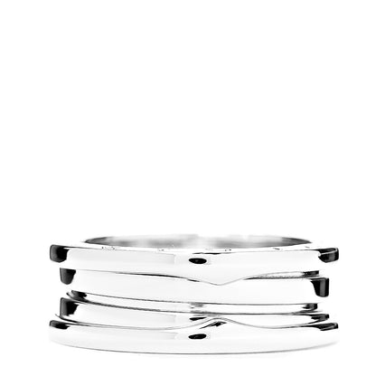 Bulgari 18K White Gold B.Zero1 Two-Band Ring 58 8.25 2 of 3