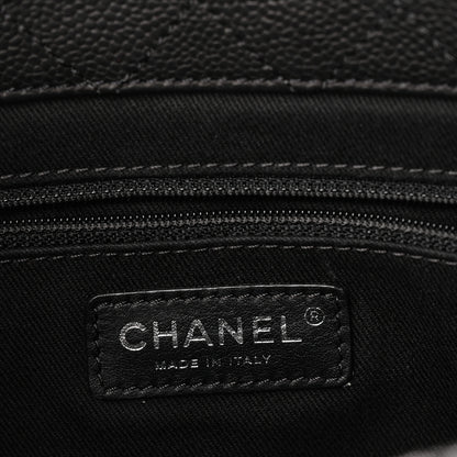 Chanel Caviar Quilted Shopping Tote Black 6 of 10