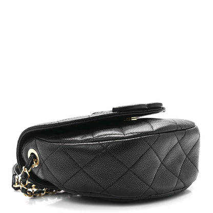 Chanel Caviar Quilted Mini Messenger Flap Black 4 of 11