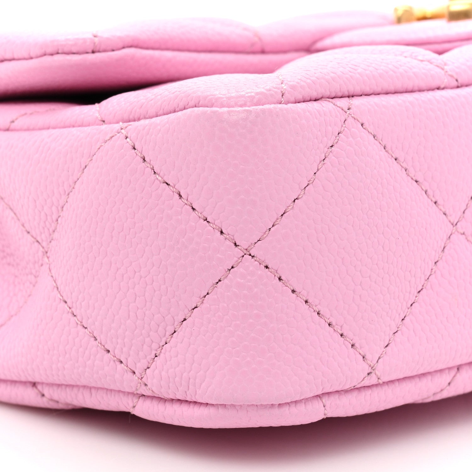 Chanel Caviar Quilted Mini Rectangular Sweetheart Flap Lilac 9 of 10