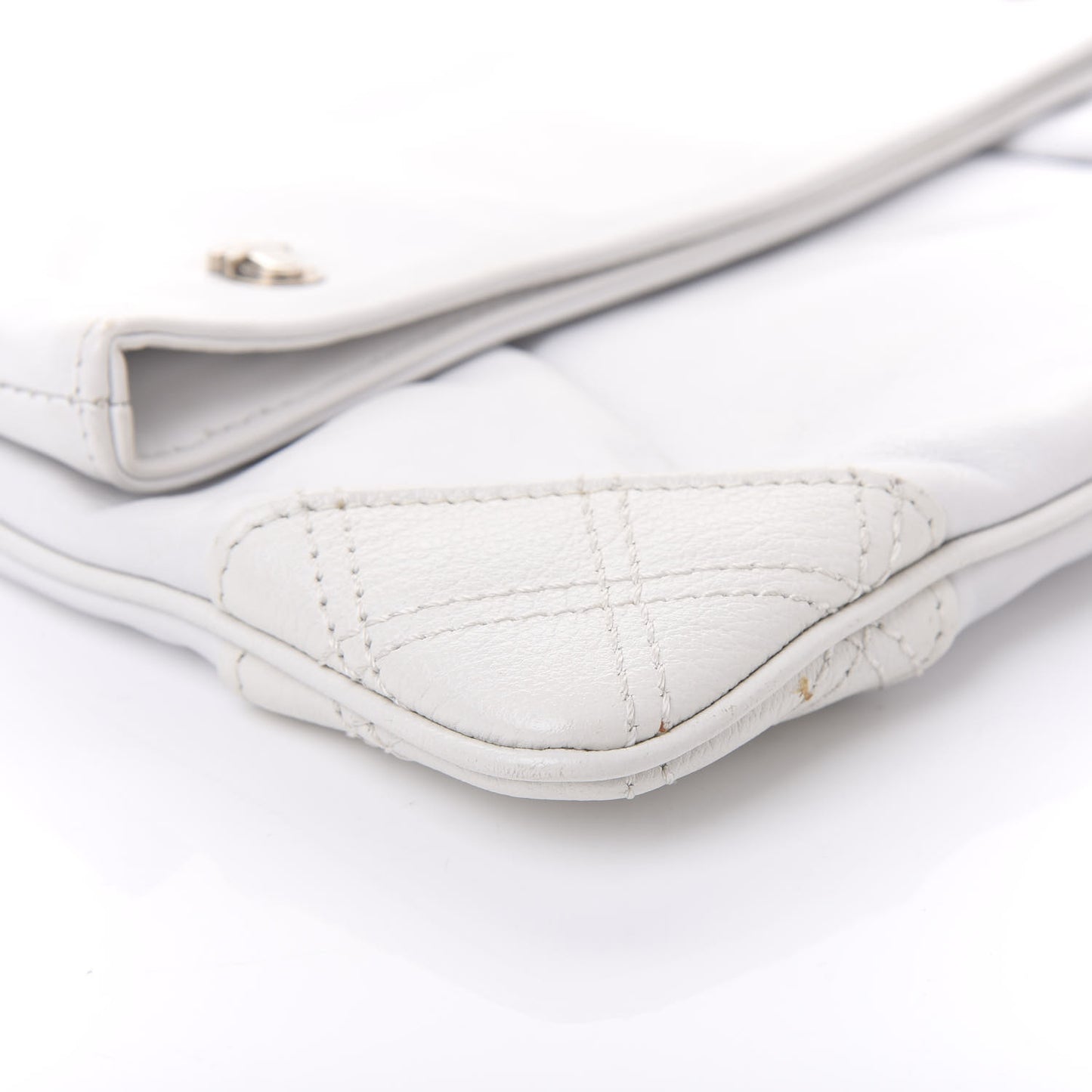 Calfskin Clutch White