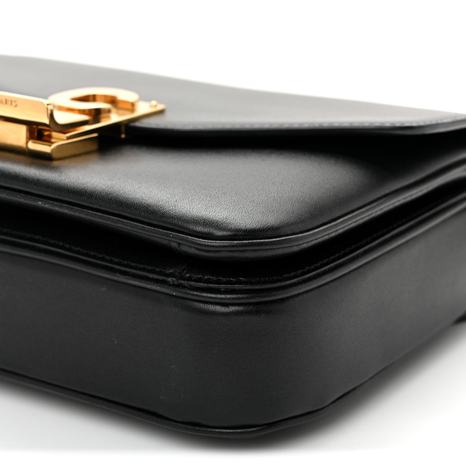 Celine Shiny Calfskin Small C Bag Black 9 of 10