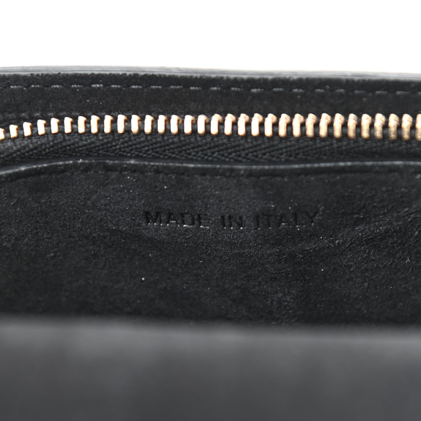 Grained Calfskin Saddle Belt Bag Black