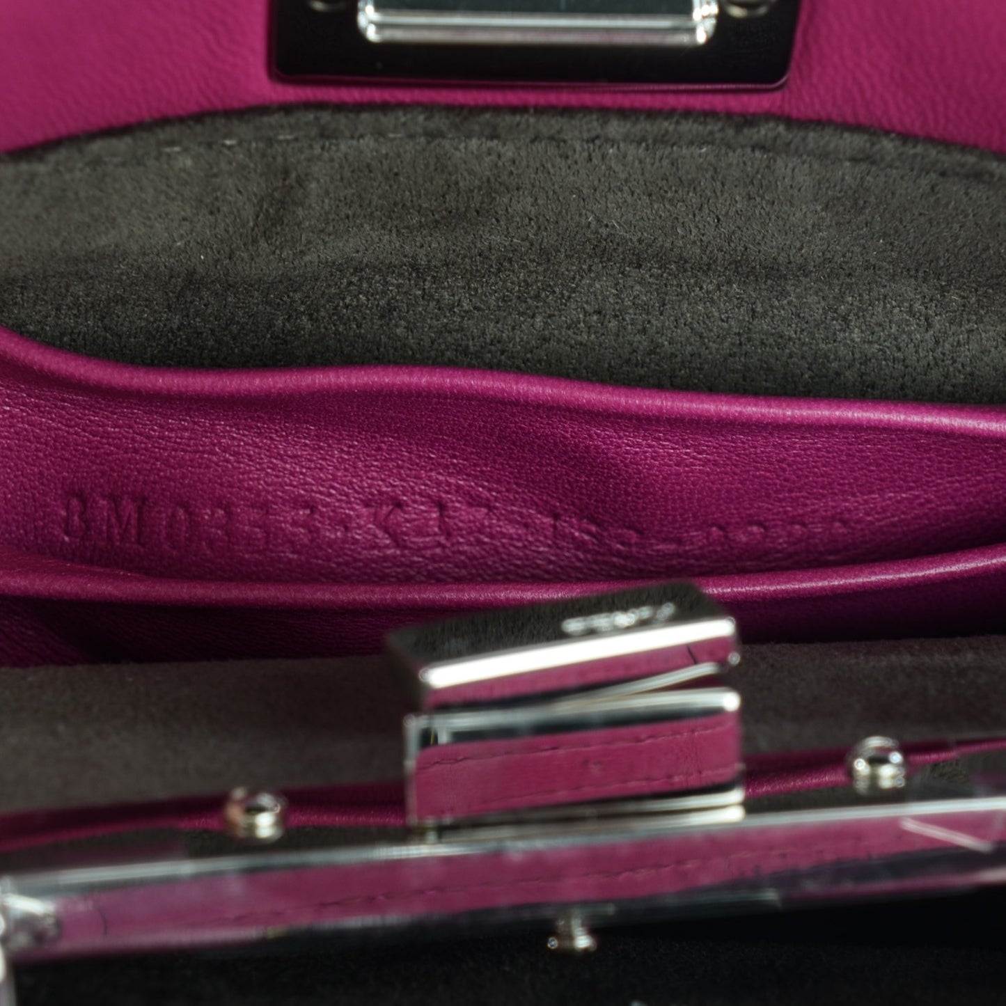 Nappa Micro Peekaboo Iconic Satchel Magenta