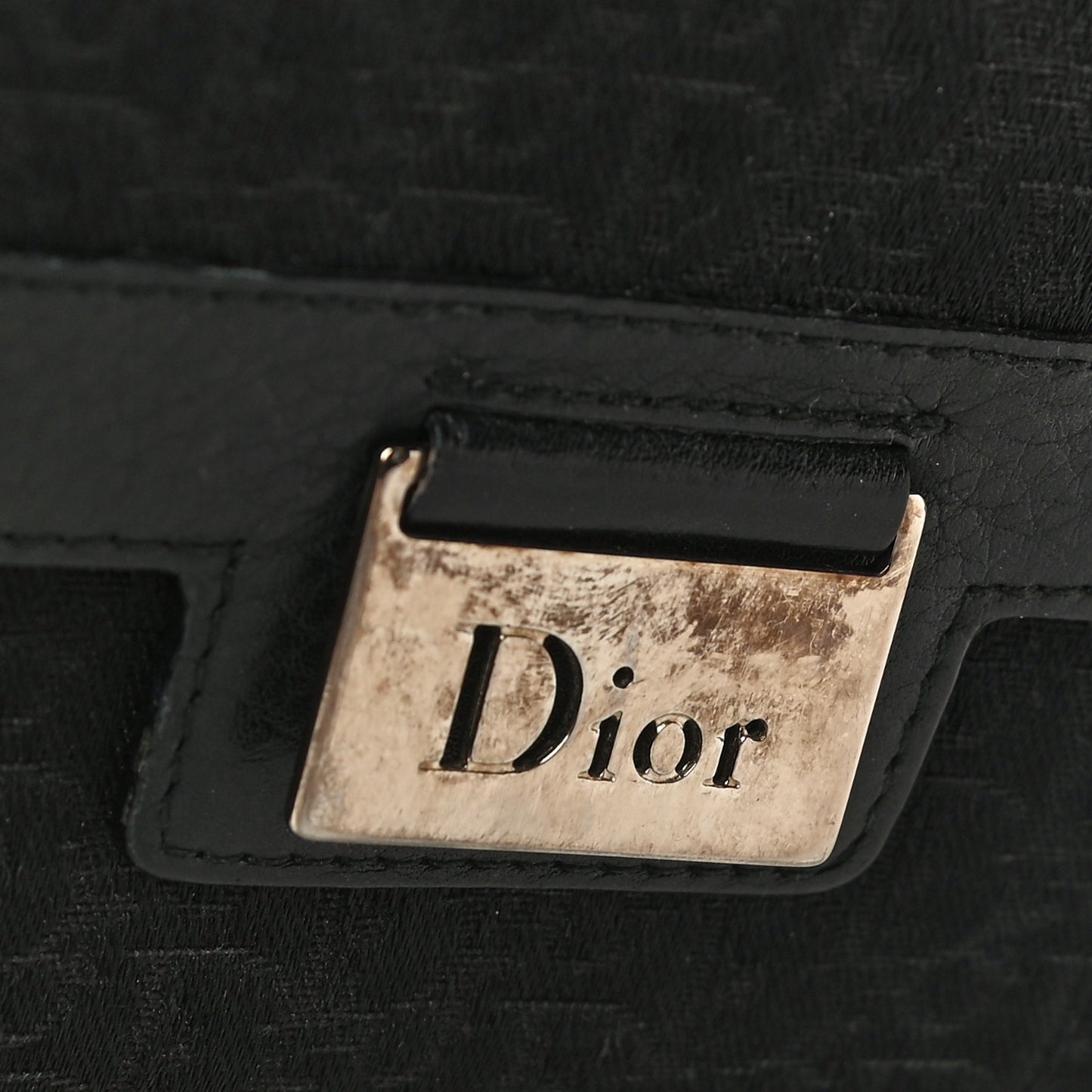 Monogram Flap Wallet Black