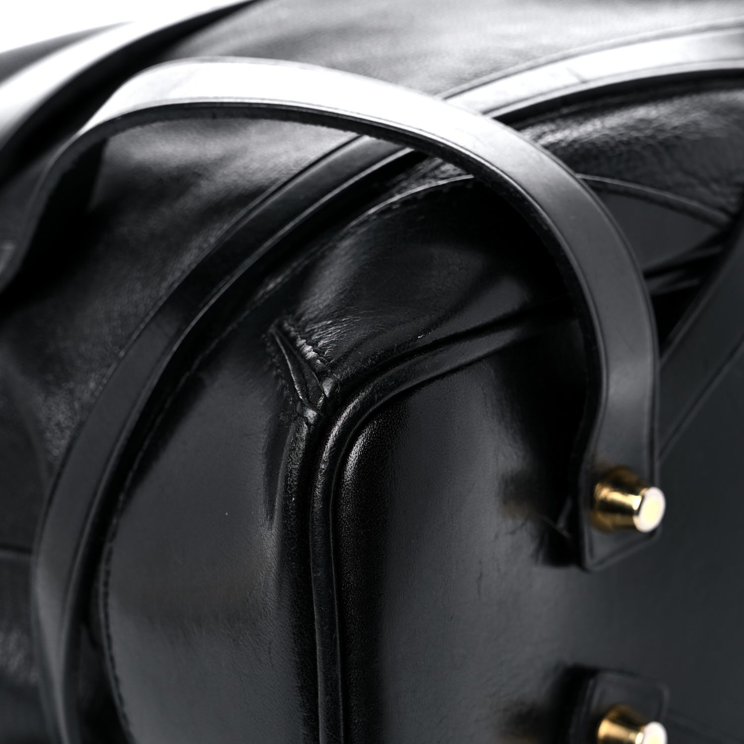 Burberry Soft Lambskin Bridle Calfskin Medium Gosford Hobo Black 14 of 26