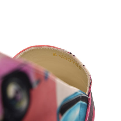 Chanel Fabric Patent CC Espadrilles 37 Multicolor Black 8 of 8