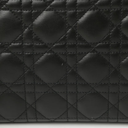 Christian Dior Lambskin Cannage Large Lady Dior Black 14 of 14