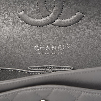 Chanel Caviar Quilted Medium Double Flap Grey 6 of 11