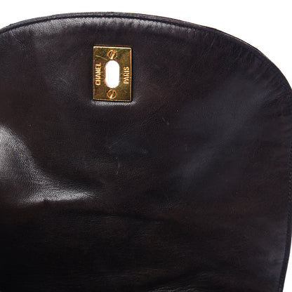 Chanel Lambskin Quilted Tassel Drawstring Backpack Dark Bown 17 of 17