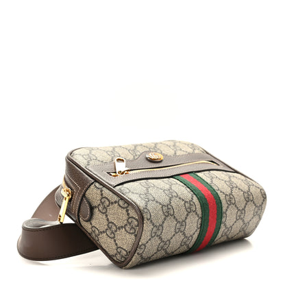 Gucci GG Supreme Monogram Web Small Ophidia Belt Bag 95 38 Dark Brown 4 of 10