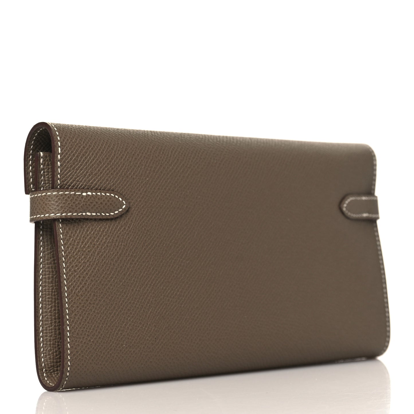 Epsom Kelly Longue Wallet Etoupe