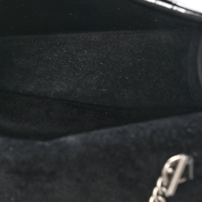 Gucci Crinkled Patent Mini Dionysus Shoulder Bag Black 5 of 10