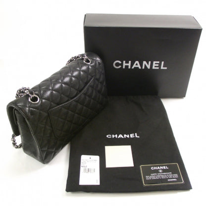 Chanel Caviar Quilted Medium Double Flap Black 2 of 13
