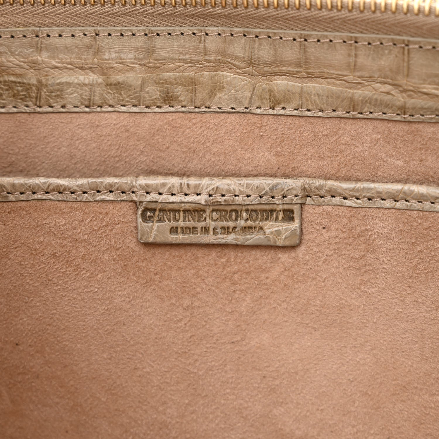 Nancy Gonzalez Crocodile Crossbody Bag Taupe 7 of 10