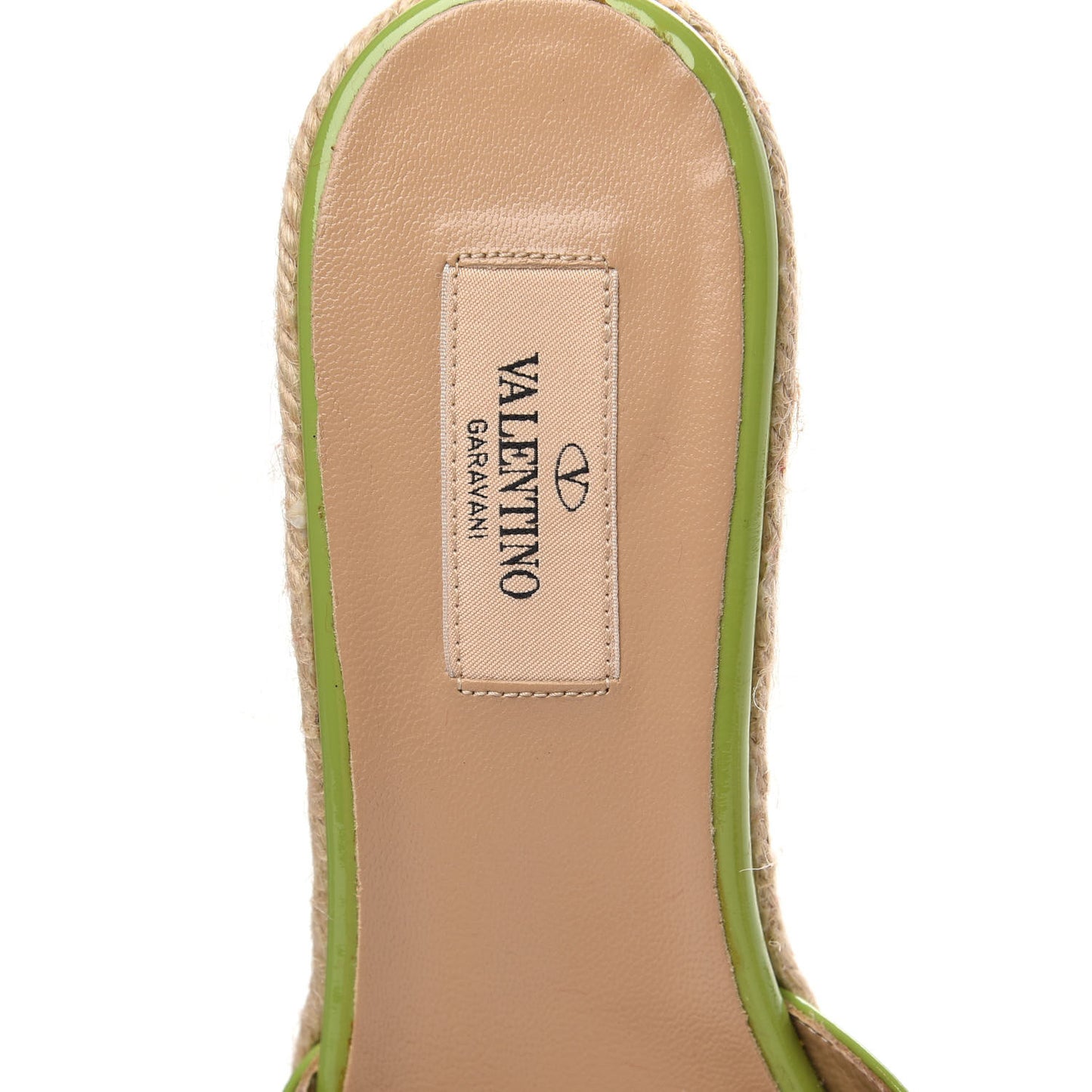 Patent Mena Bow Espadrille Wedges 40.5 Pop Apple