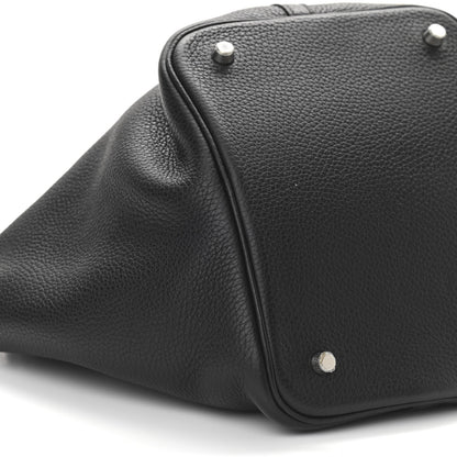 Hermes Taurillon Clemence Picotin Lock 22 MM Black 9 of 11
