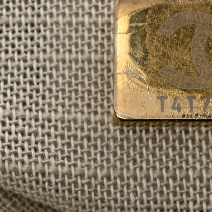 Chanel Denim Small Deauville Tote Dark Blue White 8 of 12