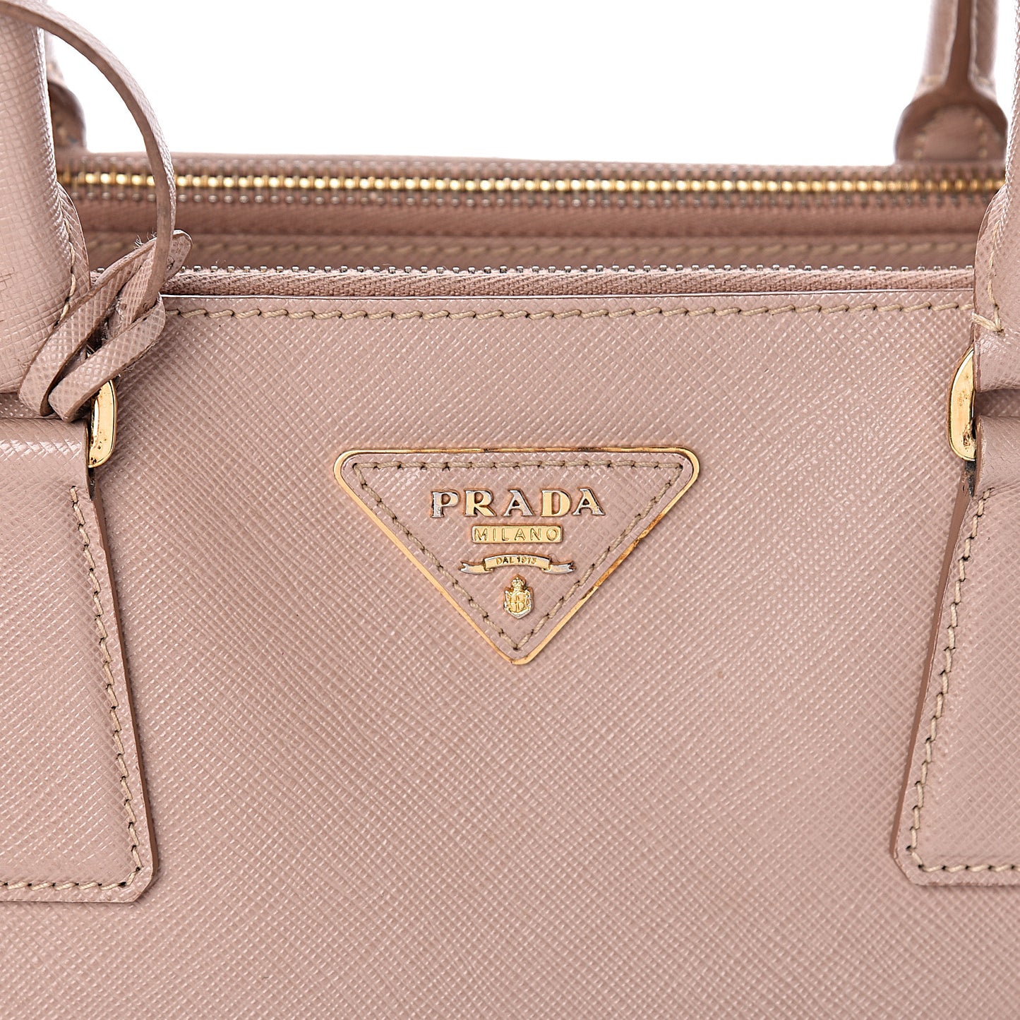 Saffiano Small Galleria Double Zip Tote Cammeo