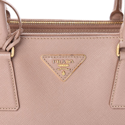 Prada Saffiano Small Galleria Double Zip Tote Cammeo 17 of 17