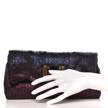 Louis Vuitton Jacquard Quilted Monogram Altair Clutch Marine 2 of 7