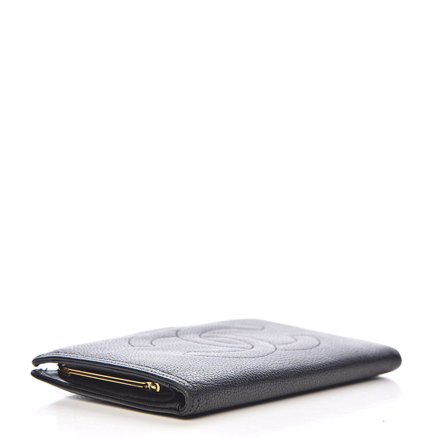 Caviar Timeless CC French Wallet Black