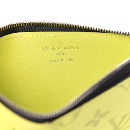 Louis Vuitton Monogram Taiga Coin Card Holder Yellow 6 of 7