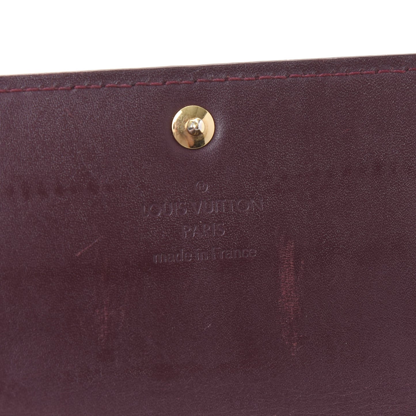 Vernis Sarah Wallet Rouge Fauviste