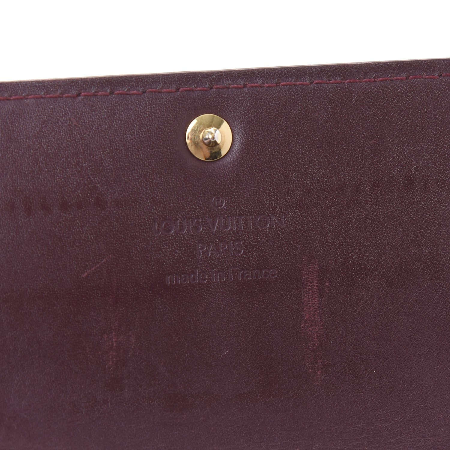 Louis Vuitton Vernis Sarah Wallet Rouge Fauviste 9 of 11