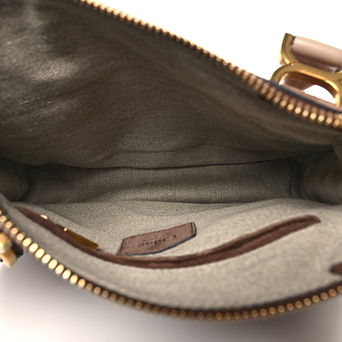 Suede Calfskin Braided Small Marcie Double Carry Pure Brown
