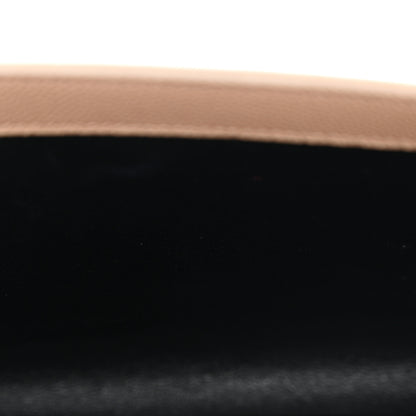Saint Laurent Grain De Poudre Monogram Uptown Chain Wallet Dark Beige 14 of 14