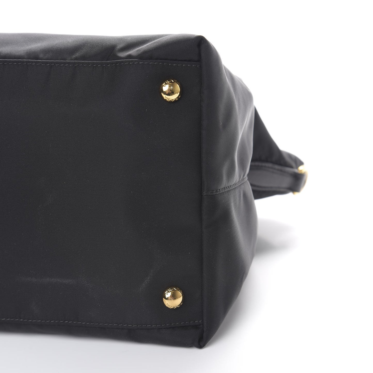 Saffiano Tessuto Nylon Tote Black