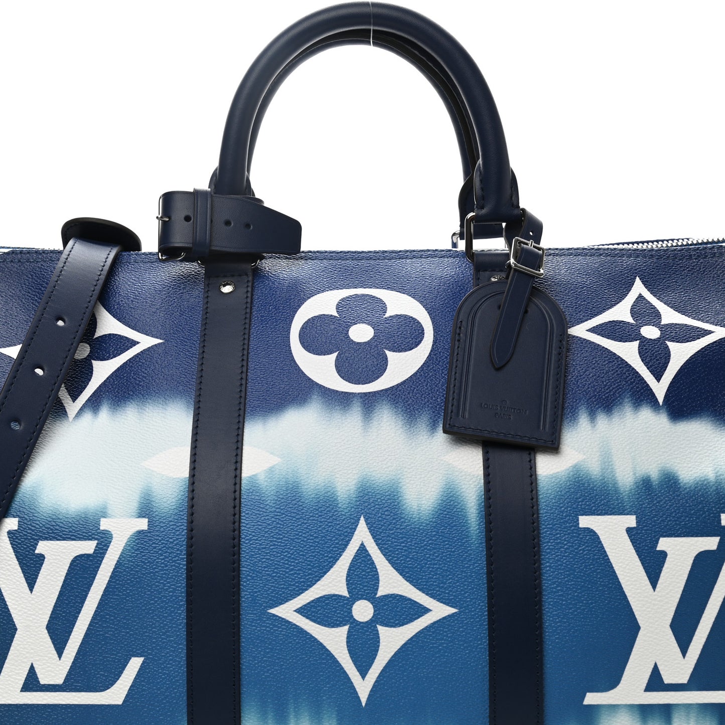 Monogram Escale Keepall Bandouliere 50 Blue