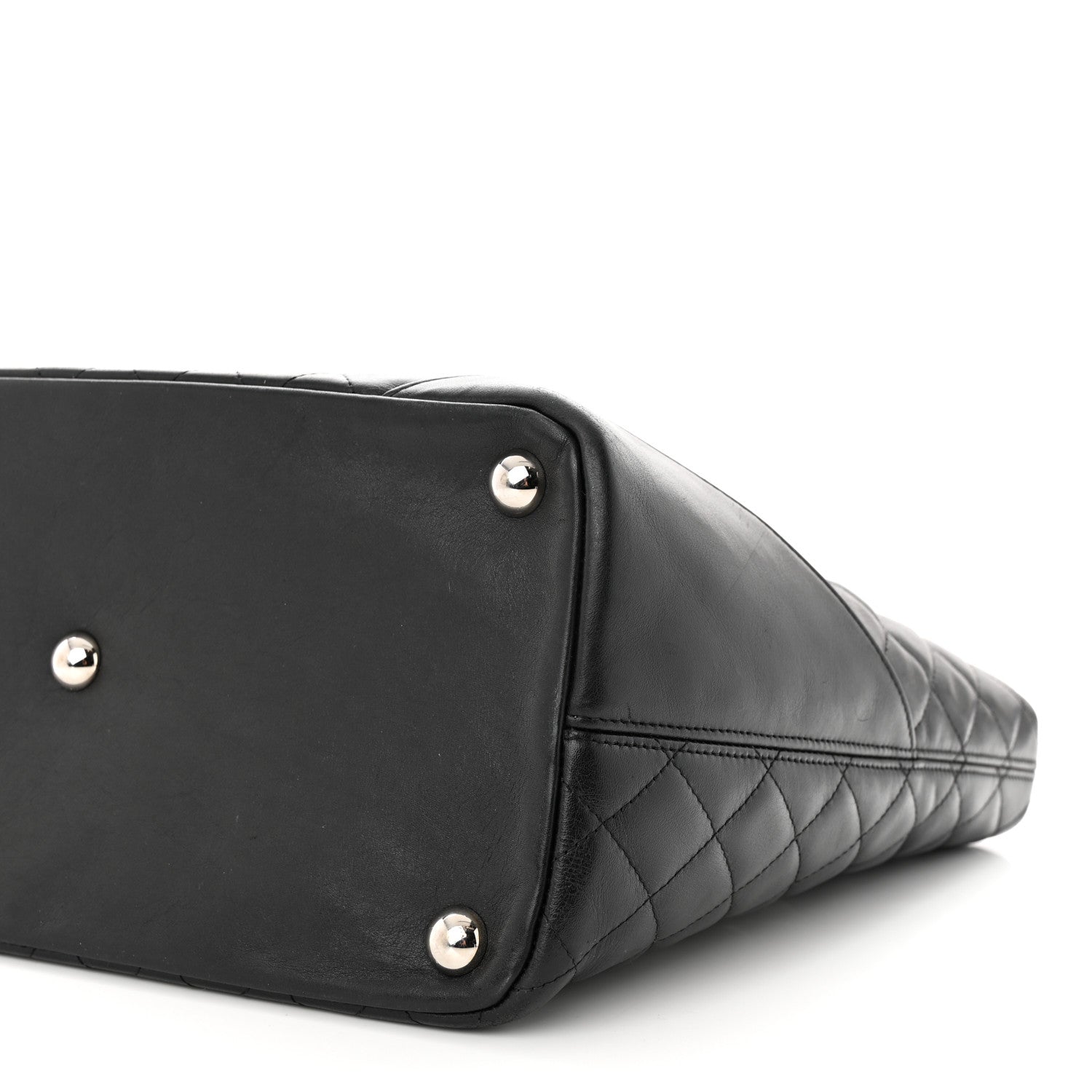 Chanel Calfskin Quilted Large Cambon Tote Black 10 of 12