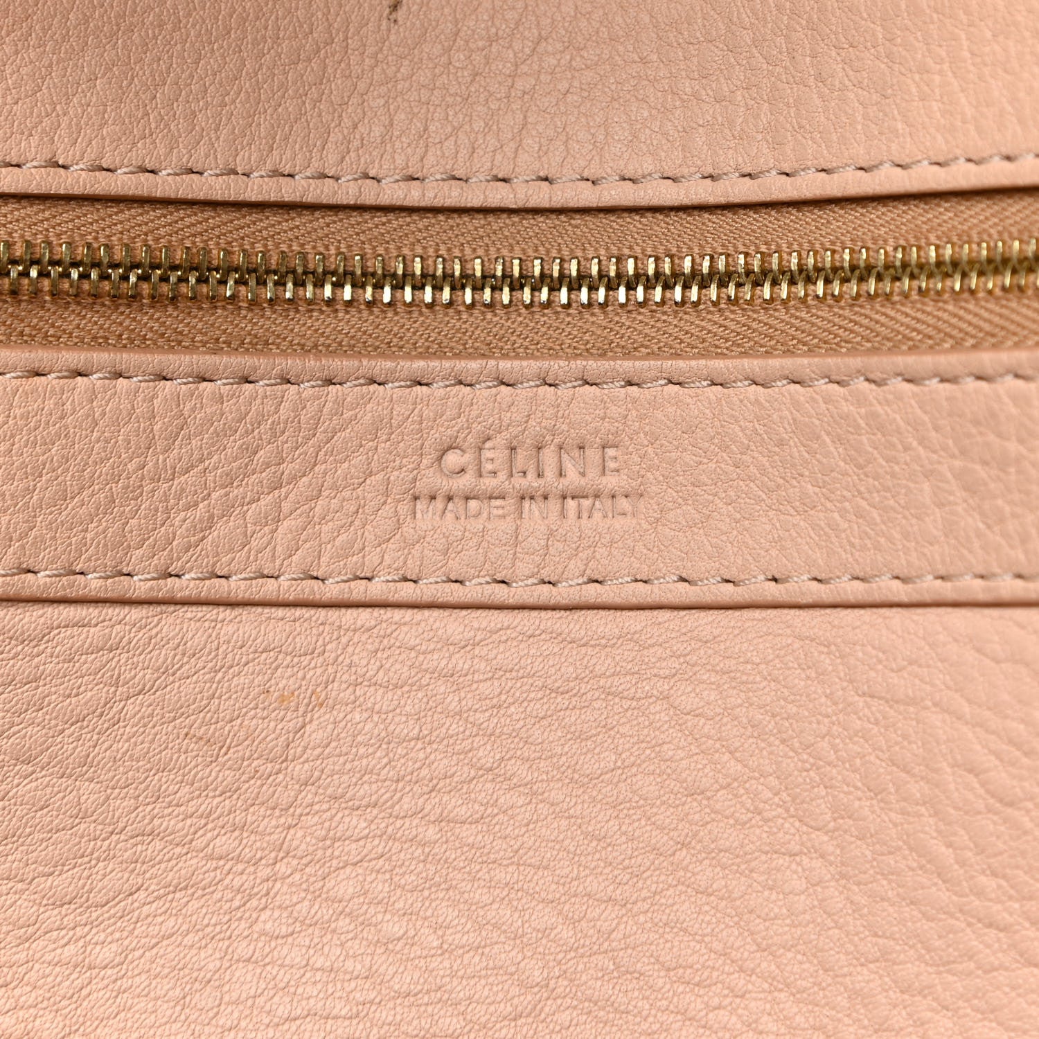 Celine Grained Calfskin Medium Horizontal Cabas Phantom Beige 15 of 22