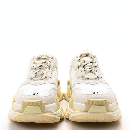Balenciaga Fabric Mesh Womens Triple S Sneakers 37 White 3 of 8