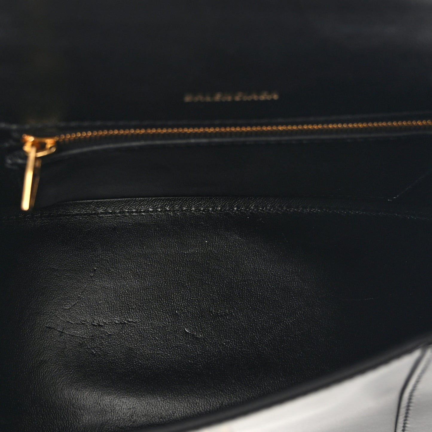 Shiny Box Calfskin Small Hourglass Top Handle Bag Black