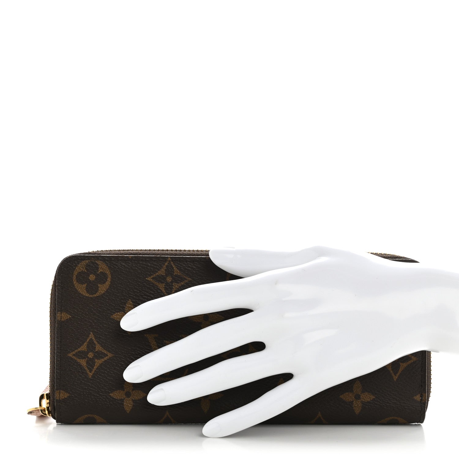 Louis Vuitton Monogram Clemence Wallet Rose Ballerine 2 of 8