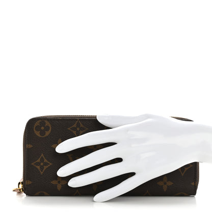 Louis Vuitton Monogram Clemence Wallet Rose Ballerine 2 of 8
