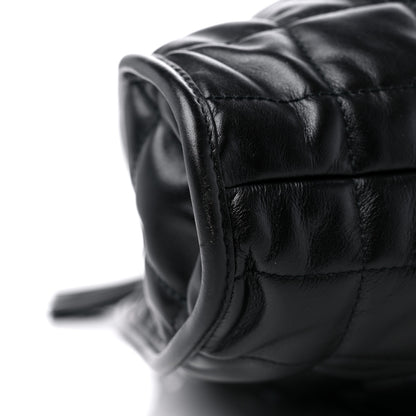 Gucci Calfskin Quilted Large Deco Tote Bag Black 8 of 9