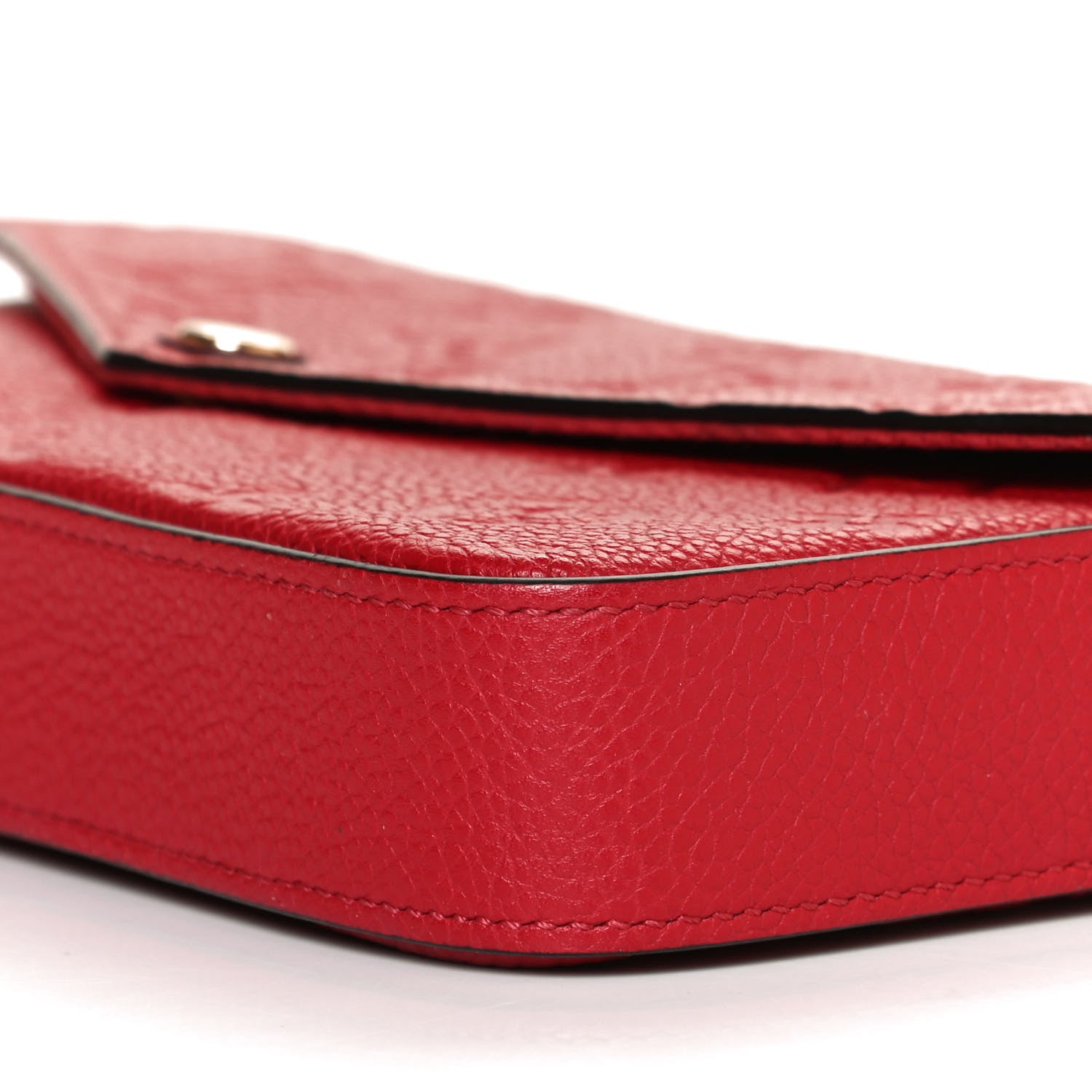 Louis Vuitton Empreinte Pochette Felicie Chain Wallet Scarlet 10 of 10