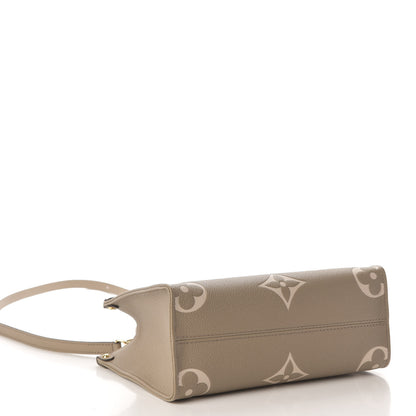 Louis Vuitton Empreinte Monogram Giant Onthego PM Tourterelle Creme 4 of 10