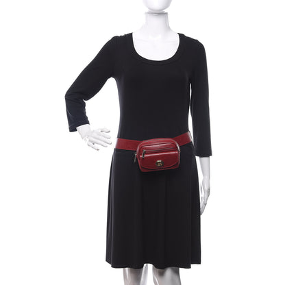 Gucci Fluffy Calfskin Mini Morpheus Belt Bag Red 2 of 11