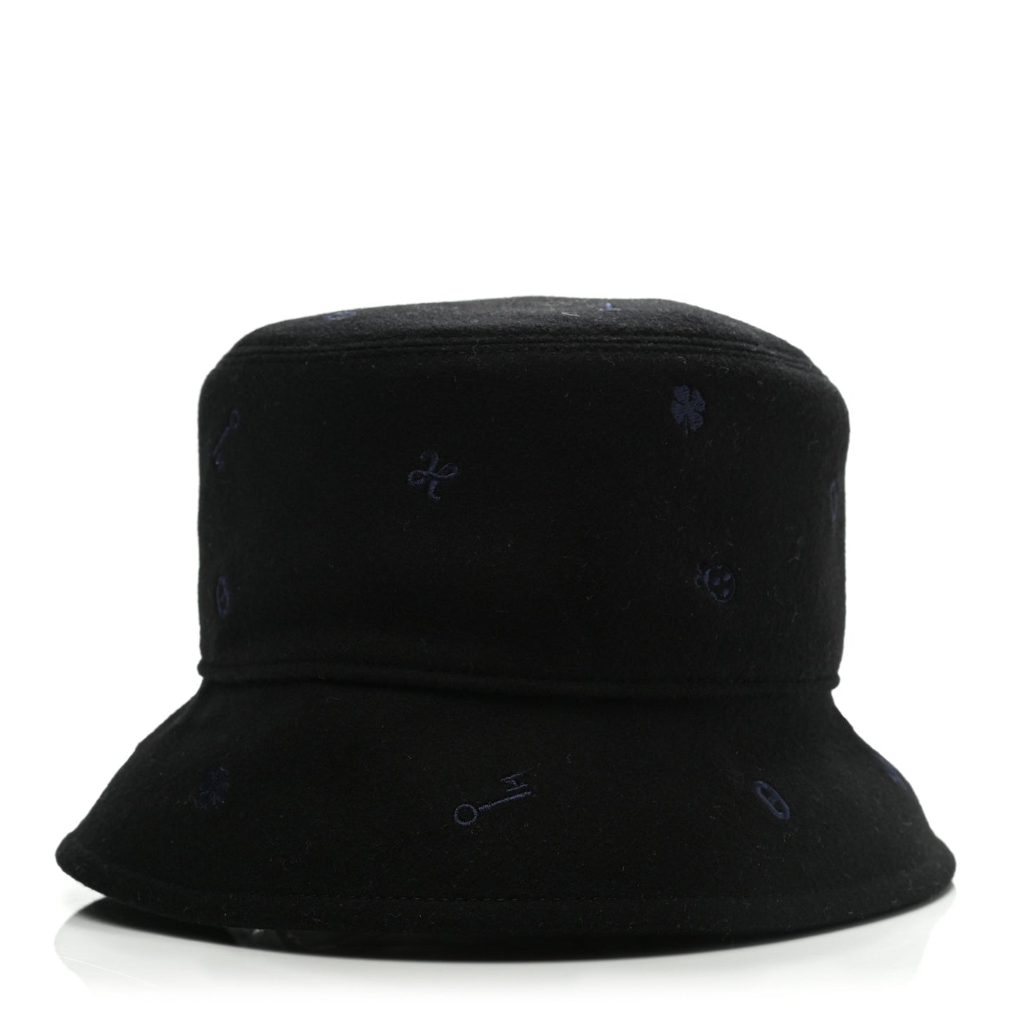 Cashmere Debbie Charms Bucket Hat 58 Black