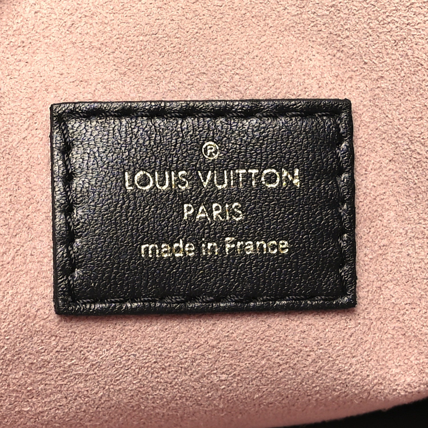 Louis Vuitton Lambskin Embossed Monogram Coussin PM Black 8 of 11