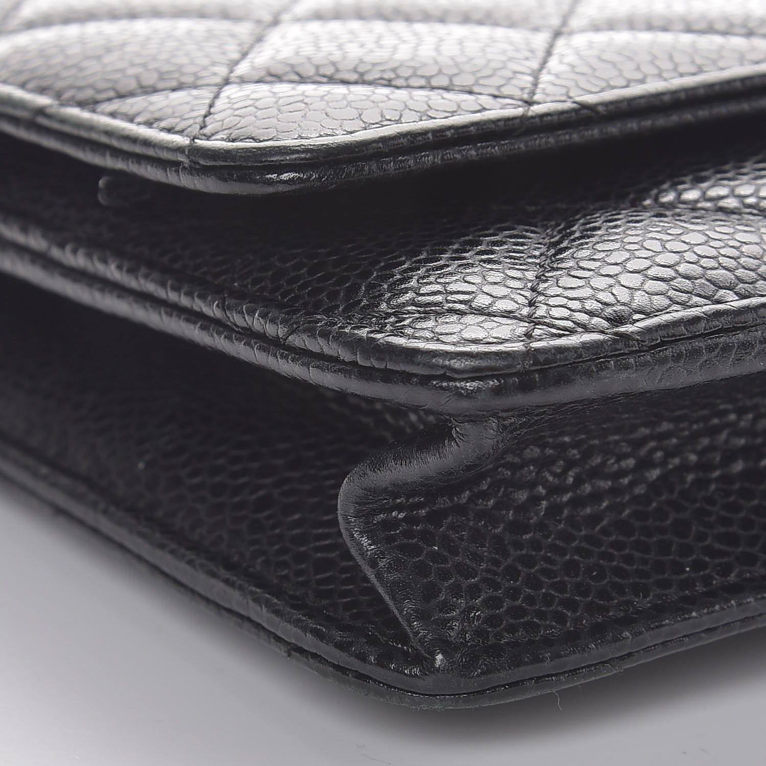 Chanel Caviar Quilted Wallet On Chain WOC Black 9 of 10