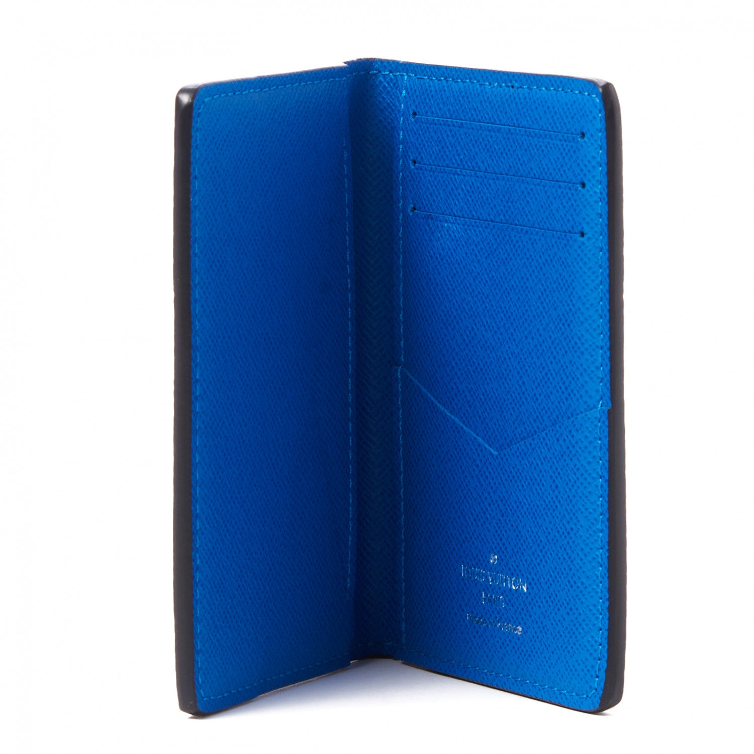 Louis Vuitton Taiga Pocket Organizer Black Blue 6 of 7
