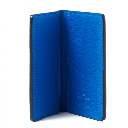 Louis Vuitton Taiga Pocket Organizer Black Blue 6 of 7
