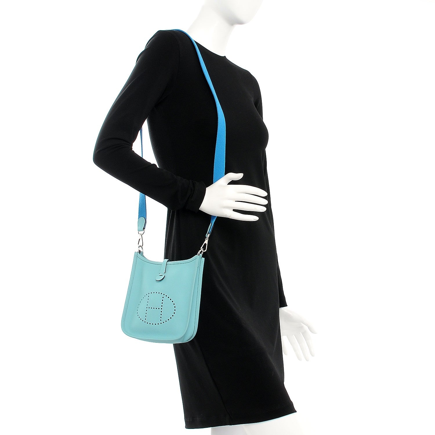 Hermes Epsom Amazone Evelyne TPM Bleu Atoll Bleu Zanzibar 2 of 8